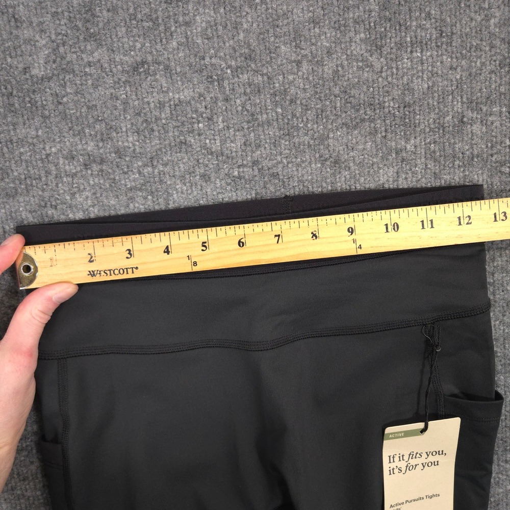 REI Active Pursuits Tights Unisex Small Black Pockets Performance 27" Inseam NEW - Picture 5 of 14